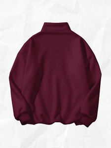 Sweat-shirt pour femme en tissu doux et confortable, style streetwear, broderie personnalisée, coupe ample, sweat-shirt personnalisé - Product Image 2