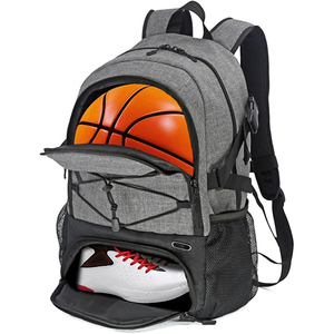 Sac à dos unisexe en nylon camouflage avec compartiment pour ballon de basket et poche pour chaussures pour les sports de plein air - Product Image 6