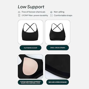 Sports Bra <b>Women</b> High Impact Full Coverage Breathable Moisture Wicking Sports Bra - Product Image 2