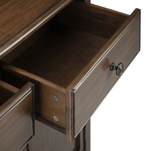 Mobiletto Rustico Connaught in Legno Naturale Invecchiato Marrone per Ingresso e Soggiorno - Product Image 4