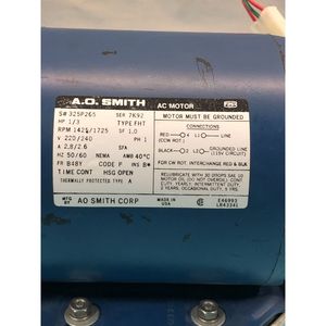 A.O. Motor de CA SMITH SER 7K92, 1/3 HP, RPM - Equipo y piezas semiconductores de confianza de la marca global Legacy - Product Image 4