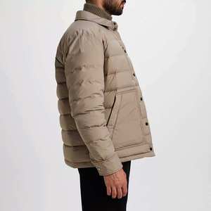 Fashionable Street Style Men Puffer Jacket Oversized Quilted <b>Bubble</b> <b>Coat</b> Warm Winter Outdoor Casual Full Zip Waterproof Jackets - Product Image 3