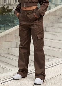 Pantalones Cargo para Mujer Jimieson Apparel, Ropa de Moda al por Mayor, Streetwear de Alta Calidad, Corte Holgado, 100% Algodón, Anti-Pilling, Elástico - Product Image 4