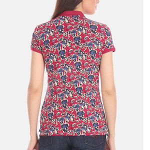 T-shirt décontracté d'été pour femme de haute qualité, 100% coton respirant à manches courtes - Product Image 3