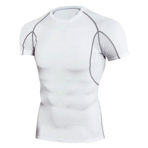 Haut de sport respirant à manches longues pour homme en Spandex/Polyester, contrôle de l'humidité, durable, pour la course et la gym - Product Image 1