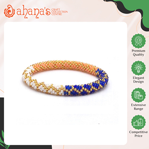 New Stock Arrival Good Quality High Grade Elegant Design Trendy Multi Colors Handmade Crochet Glass <b>Beads</b> Women's Bracelet - Product Image 2