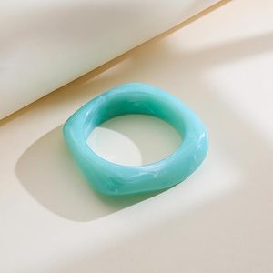 Pulseras de Resina Acrílica para Mujer, Brazaletes Geométricos Gruesos de Resina Acetato Moteada, Pulseras de Plástico Acrílico, Joyería - Product Image 1