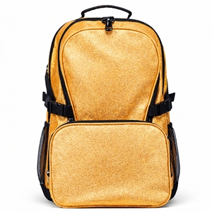 <b>Red</b> <b>Glitter</b> Waterproof Cheerleading Backpack Linen Custom Team Sports Bag Shoe Compartment Embroidery Daily Life Use Wholesale - Product Image 6