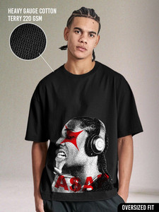 T-shirt pour homme surdimensionné avec impression personnalisée, style streetwear, col rond, manches courtes, jersey en coton respirant, t-shirt graphique - Product Image 4