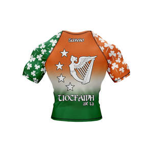 2025-26 Latest Design Light Weight Men's Rash Guard Factory Made Customized Logo Printing Low MOQ Sports Wear for Boys - Product Image 4