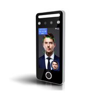 Sistema de Control de Acceso con Reconocimiento Facial y Registro de Asistencia de Empleados con Visión Nocturna, Logotipo Personalizable, Soporte para Registro de Horario del Personal