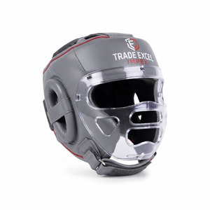 Nuevo Protector de Cabeza de Boxeo Profesional TEI-HG-678 de Trade Excel Impex, Modelo 2026, de Cuero Transpirable, Ecológico y Ligero - Product Image 1
