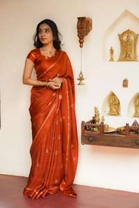 Nouveau sari en rayonne georgette imprimé numérique attrayant, avec chemisier non cousu, pour femmes, pour les fêtes, les mariages, prix de gros, vêtement ethnique - Product Image 5