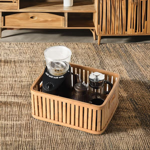 Premium Quality Multi Function Storage <b>Bin</b> Best Sale Bamboo Storage <b>Bin</b> With Handles - Product Image 1