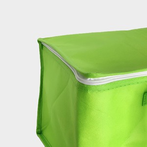 Eco-Friendly Portable Non-Woven Fabric Cooler <b>Bag</b> for Takeaway Zipper for PP Insulated Food Cooler <b>Bag</b> Vietnamese Manufacture - Product Image 6