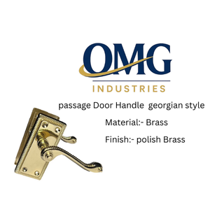 Compre al por mayor: Manija de puerta de latón macizo de alta resistencia con diseño moderno, pomo de paso para cocina y baño. - Product Image 5