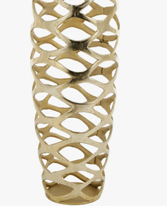 <b>Unique</b> Shape Aluminum Flower <b>Vase</b> Artistic Decorative Piece For Home Interior And Modern Decoration Styling - Product Image 2