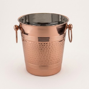 Mirror-Finish Stainless Steel Ice Bucket With Handles Elegant Champagne & Wine <b>Cooler</b> For Hotels Restaurants And Wedding Parties - Product Image 5