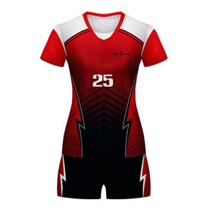 Tenue de volley-ball sur mesure avec logo personnalisé pour hommes, vêtements de sport, vente en gros de tenues de volley-ball - Product Image 2