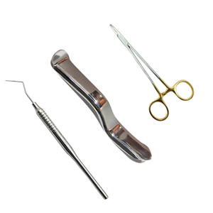 Kit d'implants dentaires professionnels, design ergonomique et léger, 12 instruments, cassette de stérilisation pour outils de chirurgie implantaire - Product Image 4
