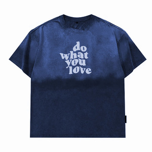 Camiseta de Algodón con Lavado Ácido de Alta Calidad, Estilo Oversize, Ropa Casual Urbana, Fabricante de Camisetas Streetwear, Venta al Por Mayor - Product Image 1