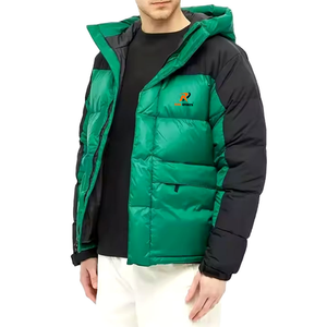Chaqueta acolchada informal con logotipo personalizado del fabricante, cuello tipo embudo, de alta calidad para invierno. - Product Image 4