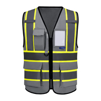 Gilet de sécurité personnalisé, léger, réfléchissant, uniformes de sécurité de qualité supérieure, fabricant, production en gros
