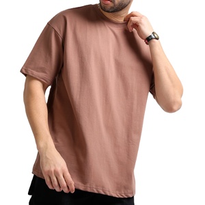 Camiseta de gran tamaño vintage de algodón orgánico con logotipo frontal personalizado, ropa de calle lavada con piedra y serigrafía de talla grande - Product Image 5