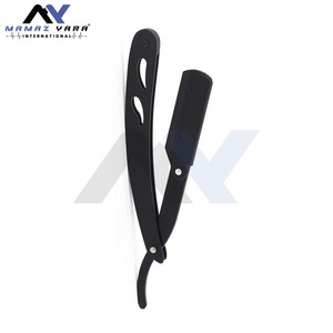 Ensemble de rasoirs professionnels à lame droite avec étui en cuir, rasoir de barbier traditionnel en acier inoxydable, kit de rasage avec étui - Product Image 3