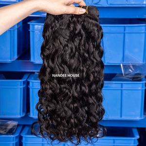 Cheveux vierges brésiliens Remy, faisceaux de cheveux alignés avec cuticules de vison, extensions de cheveux humains indiens de haute qualité avec échantillon gratuit - Product Image 1