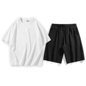 Ensemble de shorts et t-shirts en coton 100 % biologique pour hommes, ensemble de serviettes, t-shirt et short en tissu éponge respirant pour hommes - Product Image 4