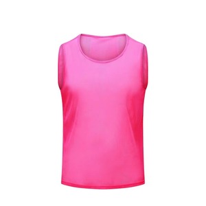 Unisex <b>Purple</b> Mesh Sleeveless Soccer <b>Vest</b> Neck Breathable Durable Polyester Heat-Transfer Printed Adult All Seasons Regular Fit - Product Image 3