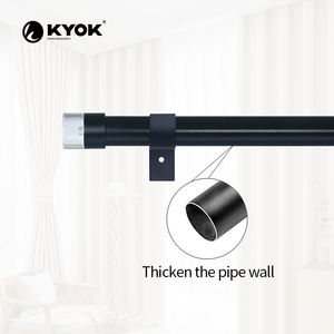 Supports de tringle à rideaux coulissante télescopique réglable KYOK Matériel d'usine Foshan - Product Image 2