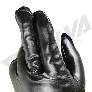 Wholesale Fashion Winter Leather <b>Gloves</b> Touch Screen Sheepskin Leather Driving <b>Gloves</b> for Men Windproof Premium Leather <b>Gloves</b> - Product Image 5