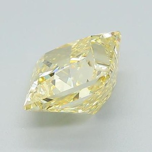 เพชรเหลืองทรงปรินเซสคัท ผลิตในห้องปฏิบัติการ รับรองโดย IGI เพชรเหลืองเม็ดเดี่ยวสำหรับแหวนหมั้นแบบสั่งทำพิเศษ 1 ถึง 5 กะรัต VVS VS - Product Image 2