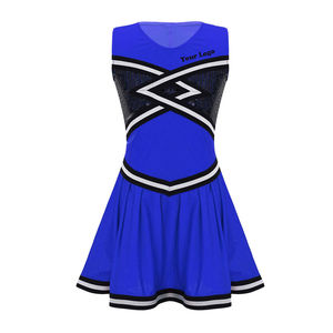 ชุดเชียร์ลีดเดอร์แบบใหม่ ผ้าโพลีเอสเตอร์/คอตตอน ยืดหยุ่นได้ ปรับแต่งได้ ขายตรงจากโรงงาน ราคาสมเหตุสมผล - Product Image 1