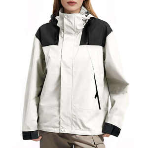 Veste softshell pour femme, coupe-vent, fermeture éclair intégrale, capuche, chaude, légère, imperméable, idéale pour la randonnée et le quotidien - Product Image 4