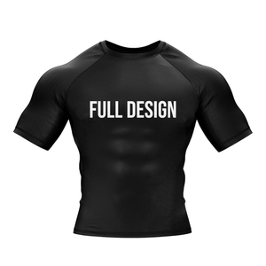 Custom Design Durable Compression MMA Rash Guard Men's Adults-Breathable UPF50+ Eco-Friendly Quick Dry Anti-Bacterial Fitness - Product Image 2