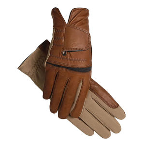 Gants d'équitation en cuir de chèvre pour femmes, hommes et jeunes - légers, imperméables, extensibles, coupe-vent et confortables - Product Image 1