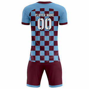 ชุดยูนิฟอร์มฟุตบอลพิมพ์โลโก้ตามสั่ง ไซส์ใหญ่ กางเกงขาสั้น ระบายอากาศ แห้งเร็ว ชุดทีมฤดูร้อน ผู้ผลิตขายส่ง - Product Image 3