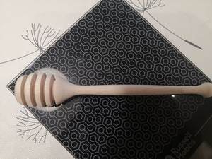 Natural Wooden Honey Drizzler <b>Spoon</b> for Kitchen Use - Product Image 4