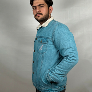 Veste en jean personnalisée avec logo pour homme, veste décontractée en coton pour homme, manteaux en jean OEM, veste en jean de qualité supérieure pour homme - Product Image 6