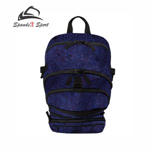 Bolsas de viaje personalizadas 100% poliéster con brillantina, bolsas escolares unisex, fabricante OEM ODM, bolsas con logotipo personalizado con brillantina - Product Image 4