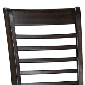 Set da pranzo alleato 5 pezzi marrone scuro per la sala da pranzo - Product Image 6