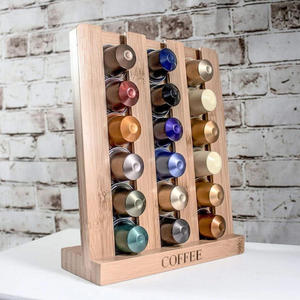 Organisateur de capsules de café en bois massif haut de gamme pour <span class=keywords><strong>Nespresso</strong></span>, K-Cup et capsules d'espresso - Product Image 1