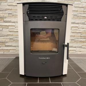 Poêle à bois autoportant double face pour cuisson et chauffage, appareil de chauffage écologique pour villa et appartement - Product Image 3