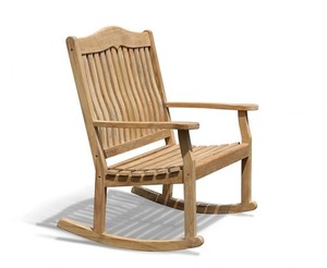 Outdoor Furniture Garden Rocking <b>Chair</b> Made Of Solid Teak Wood Environmentally Friendly Modern Minimalist Design - Product Image 3