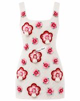 Robe de plage perlée de créateur pour femme, tenue de villégiature tendance