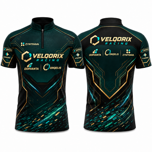 Camiseta Polo Personalizada para Carreras, Uniforme de Equipo de Mecánicos de Automovilismo para Hombre, Manga Corta, Logotipo de Patrocinador, OEM, Venta al Por Mayor - Product Image 4