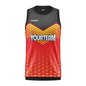 Vêtements de sport personnalisés par sublimation du Vietnam, uniformes actifs, maillots de basket-ball à design OEM et ODM, ensemble comprenant débardeur - Product Image 4